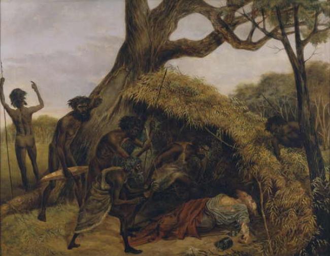 Evans, De Scott Natives discovering the body of William John Wills France oil painting art